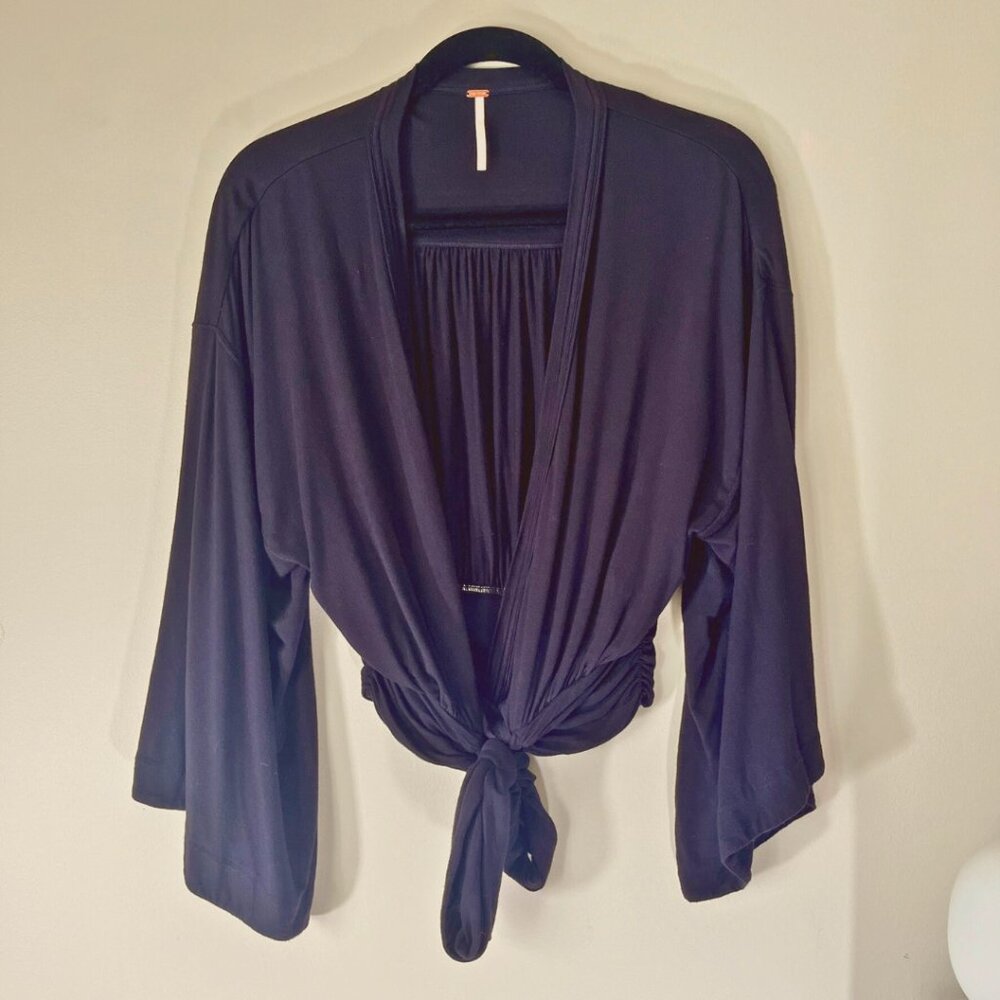 Free People That’s A Wrap Top in Black